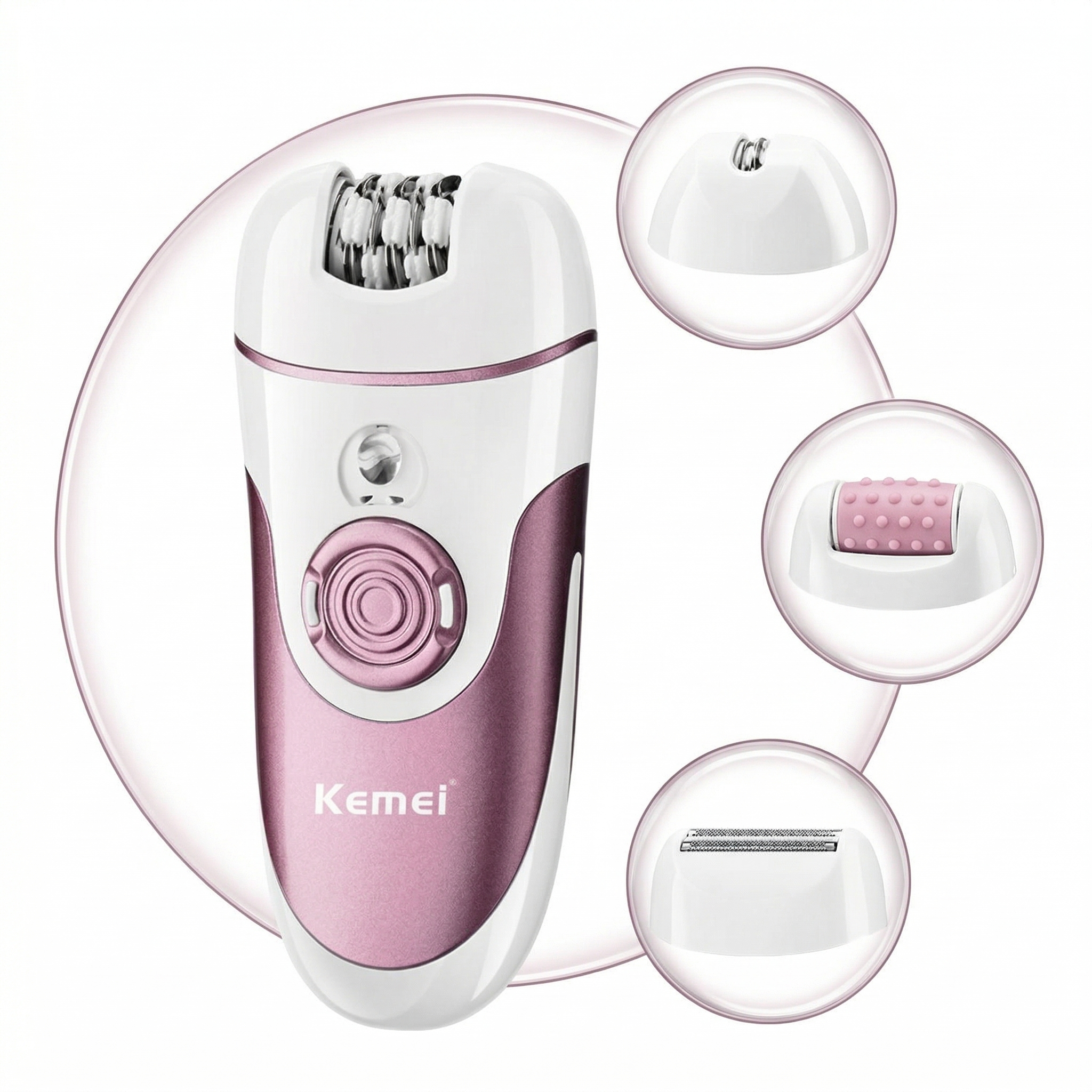 ماكينة الحلاقة النسائية 4 في 1 من كيمي - Kemei KM-1307