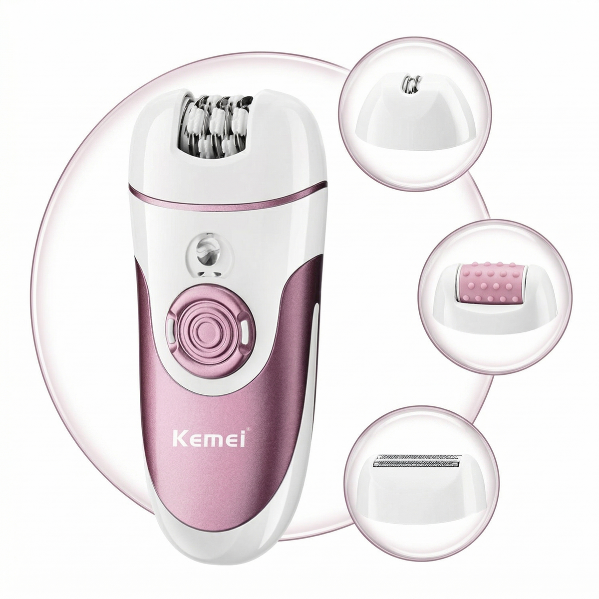 ماكينة الحلاقة النسائية 4 في 1 من كيمي - Kemei KM-1307