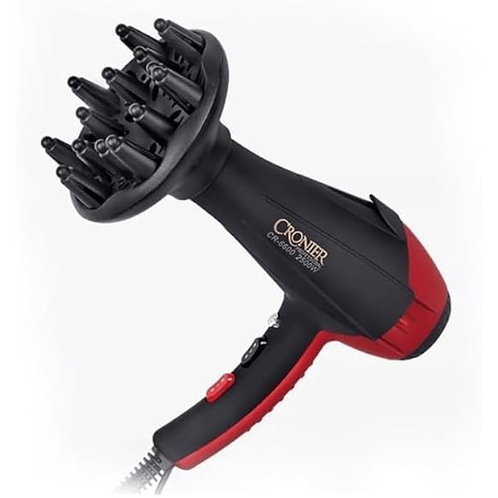 مجفف الشعر الاحترافي كورنير (Cronier CR-6600C) - قوة 2400 واط لأداء الصالونات