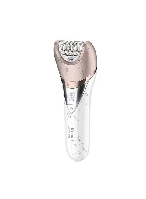 ماكينة إزالة الشعر والعناية Kemei 7115 الأصلية (6 في 1) - صالون تجميل متكامل في بيتك